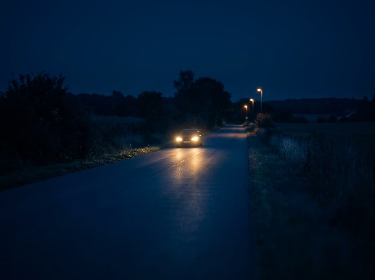 Night driving compared through two different lens options